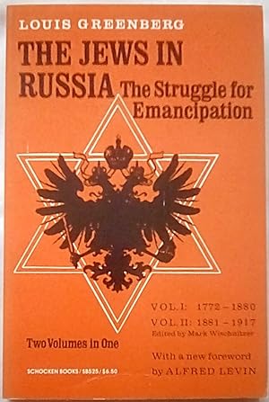 Bild des Verkufers fr The Jews in Russia: The Struggle for Emancipation (Vol 1 & 2) zum Verkauf von P Peterson Bookseller