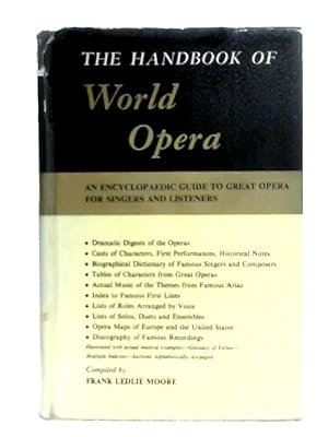 Bild des Verkufers fr Crowell's Handbook of World Opera zum Verkauf von World of Rare Books