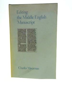 Seller image for Editing the Middle English Manuscript for sale by World of Rare Books