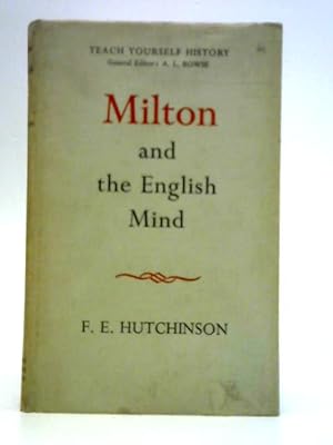 Bild des Verkufers fr Milton and the English Mind zum Verkauf von World of Rare Books
