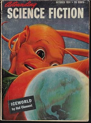 Immagine del venditore per ASTOUNDING Science Fiction: October, Oct. 1951 ("Ice World") venduto da Books from the Crypt