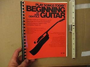 Seller image for Beginning Guitar Play Songs Today for sale by Dean's Books