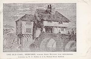 John Bunyan Author Bedford The Jail Gaol Old Artist Postcard