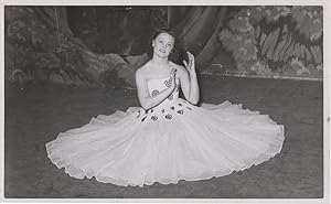 Birmingham Antique Ballet Dancer Hand Signed Postcard Photo