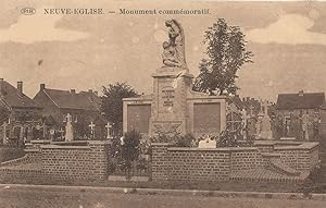 Neuve Eglise Monument Commemoratif Military Statue French Postcard