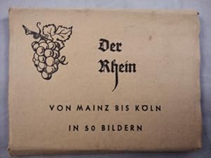 Der Rhein von Mainz bis Köln in 50 Bildern. Bilder-Leporello im Kleinformat.