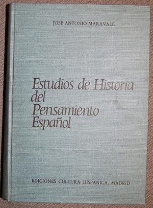 Imagen del vendedor de ESTUDIOS DE HISTORIA DEL PENSAMIENTO ESPAOL. Edad Media. Serie primera a la venta por Fbula Libros (Librera Jimnez-Bravo)