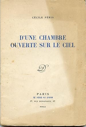 Seller image for D'UNE CHAMBRE OUVERTE SUR LE CIEL for sale by Librairie CLERC