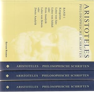 Bild des Verkufers fr ( 4 BNDE ) Aristoteles. Philosophische Schriften. Band 1 - Band 4. zum Verkauf von Fundus-Online GbR Borkert Schwarz Zerfa