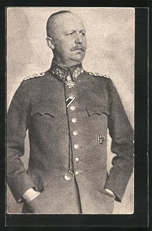 Ansichtskarte Erich Ludendorff mit Eisenem Kreuz