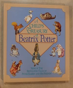 CHILD'S TREASURY OF BEATRIX POTTER NINE TALES PETER RABBIT & FRIENDS 1987 HC DJ