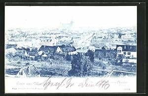 Bild des Verkufers fr Ansichtskarte Ulm / Donau, Blick von Norden auf die Stadt zum Verkauf von Bartko-Reher