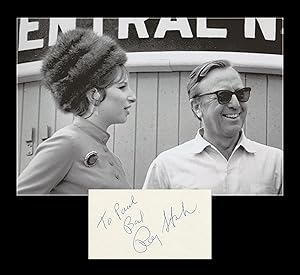 Seller image for Ray Stark (1915-2004) - Rare signed card - 1989 + Photo for sale by PhP Autographs