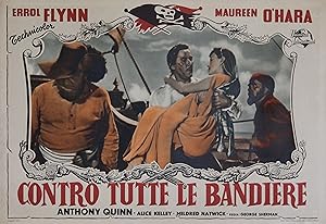 "A L'ABORDAGE (AGAINST ALL FLAGS)" Réalisé par George SHERMAN en 1952 avec Errol FLYNN, Maureen O...