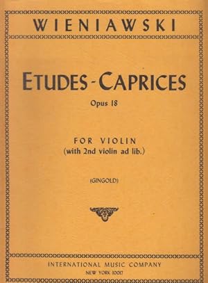 Etudes Caprices, Op.18 for Violin (with 2nd Violin ad lib.)