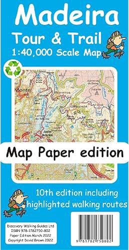 Imagen del vendedor de Madeira Tour and Trail Map paper edition (Folded) a la venta por Grand Eagle Retail