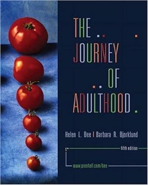 Bild des Verkufers fr The Journey of Adulthood zum Verkauf von WeBuyBooks