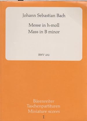 Bild des Verkufers fr Missa, Symbolum Nicenum ., spter genannt Messe in h-moll [BWV 232] : mit Anm. (Brenreiter-Taschenpartituren ; 1). zum Verkauf von Brbel Hoffmann