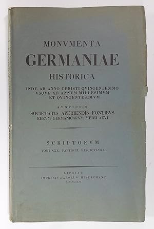 Monumenta Germaniae Historica inde ab anno Christi quingentesimo usque ad annum millesimum et qui...