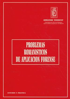 Imagen del vendedor de Problemas romansticos de aplicacin forense a la venta por Librera Cajn Desastre