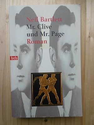 Seller image for Mr. Clive und Mr. Page. (Aus dem Englischen von Kathrin Razum). for sale by Antiquariat Steinwedel