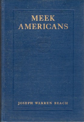 Seller image for Meek Americans & Other European Trifles for sale by Reflection Publications