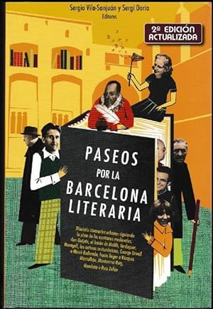 Paseos por la Barcelona literaria. Con una carta de saludos de la Alcaldesa de Barcelona. Libro e...
