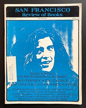 Seller image for San Francisco Review of Books, Volume 3, Number 12 (III; April 1978) for sale by Philip Smith, Bookseller