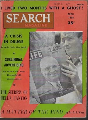 Image du vendeur pour SEARCH Magazine: April, Apr. 1958, No. 6 mis en vente par Books from the Crypt