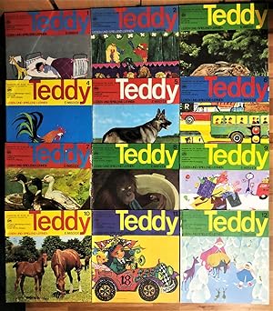Teddy : Lesen und spielend Lernen (24. Jahrgang 1972, 1.-12. Heft, 12 Hefte, vollständig, Kinderz...