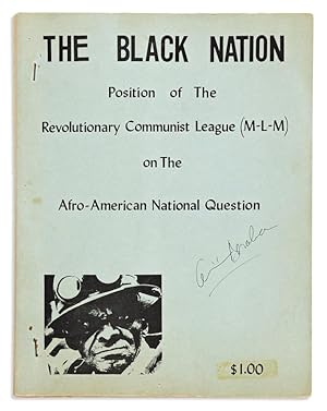 The Afro-American National Question signed by Amiri Baraka