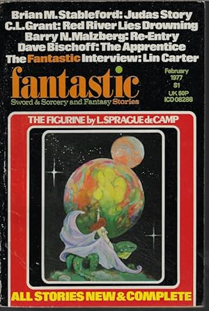 Image du vendeur pour FANTASTIC Sword & Sorcery and Fantasy Stories: February, Feb. 1977 mis en vente par Books from the Crypt