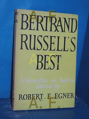 Imagen del vendedor de Bertrand Russell's Best. Silhouettes in Satire a la venta por Antiquarische Fundgrube e.U.