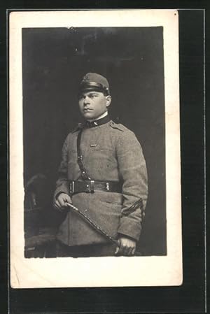 Cartolina Italienischer Soldat in Uniform