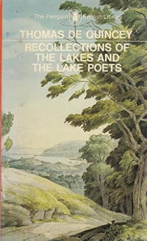 Seller image for Recollections of the Lakes and the Lake Poets for sale by Lily Books