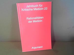 Bild des Verkufers fr Rationalitten der Medizin. (= Jahrbuch fr kritische Medizin, Band 28). zum Verkauf von Antiquariat Deinbacher