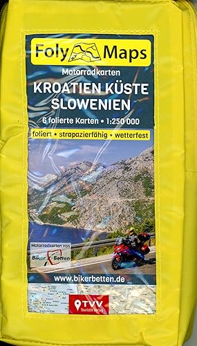 Bild des Verkufers fr FolyMaps Motorradkarten Kroatien Slowenien zum Verkauf von moluna