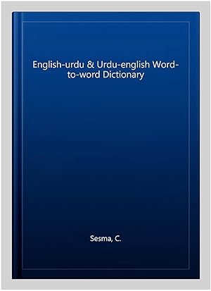 Immagine del venditore per English-urdu & Urdu-english Word-to-word Dictionary venduto da GreatBookPricesUK