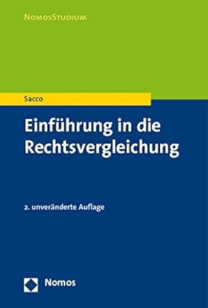 Seller image for Einfhrung in die Rechtsvergleichung: Aus dem Italienischen bersetzt von Dr. Jacob Joussen (Nomosstudium) for sale by Gabis Bcherlager