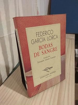 Seller image for Bodas de sangre for sale by Libros Antuano