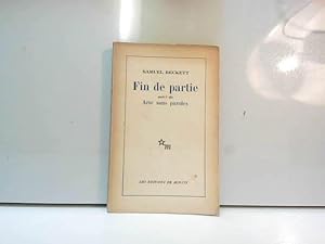 Bild des Verkufers fr Fin de partie suivi de Acte sans paroles ditions de Minuit -1961 zum Verkauf von JLG_livres anciens et modernes