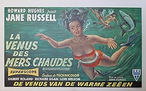 "LA VENUS DES MERS CHAUDES (UNDERWATER)" Réalisé par John STURGESS en 1955 avec Jane RUSSELL / Af...