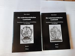 Bild des Verkufers fr Die vordersterreichischen Landstnde. Entstehung, Entwicklung und Ausbildung bis 1595/1602. Band. 1: Untersuchung . Band. 2: Materialsammlung. Verffentlichungen aus dem Archiv der Stadt Freiburg im Breisgau 29 (2 BCHER) zum Verkauf von Gebrauchtbcherlogistik  H.J. Lauterbach