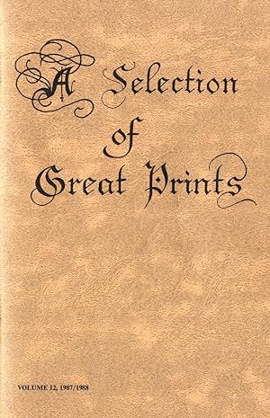A Selection of Great Prints Volume 12, 1987/1988