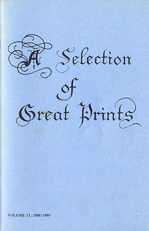 A Selection of Great Prints Volume 13, 1988/1989
