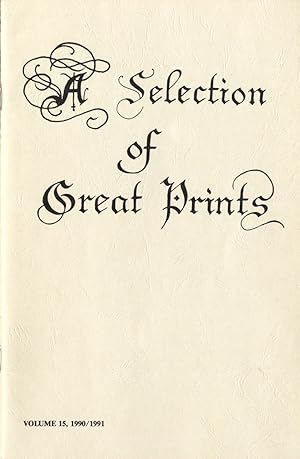 A Selection of Great Prints Volume 15, 1990/1991