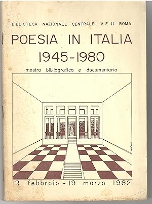 Poesia in Italia 1945-1980 Mostra Bibliografica e Documentaria
