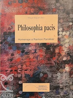 Philosophia Pacis. Homenaje a Raimon Pannikkar