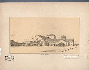 Seller image for Prof. H. Billing, Karlsruhe: Projet Pout un palais d'exposition a francfort Sur-Le-main (Project for an Exhibition Centr in Frankfurt)". from Documents D'Architecture Moderne for sale by Dorley House Books, Inc.