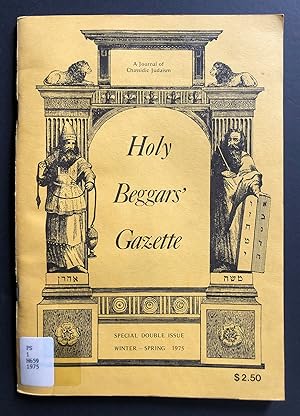 Imagen del vendedor de Holy Beggars' Gazette : A Journal of Chassidic Judaism (Special Double Issue, Winter - Spring 1975) a la venta por Philip Smith, Bookseller